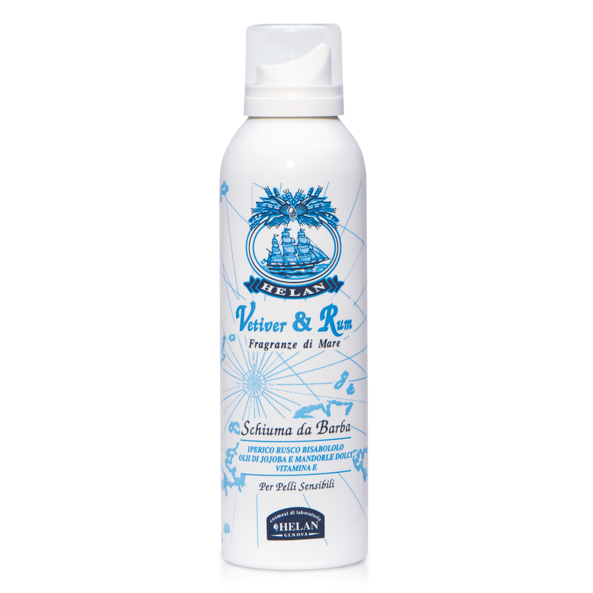 Vetiver & Rum Schiuma da Barba Helan