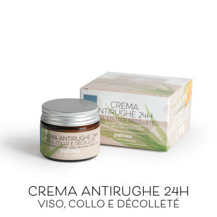 Crema Antirughe 24 ore Viso Collo e Decolletè Palmea
