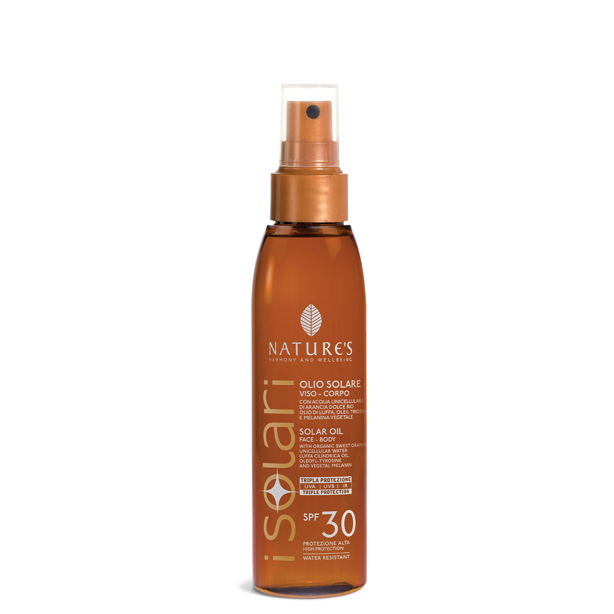 Olio Solare Viso Corpo spf 30 Nature's
