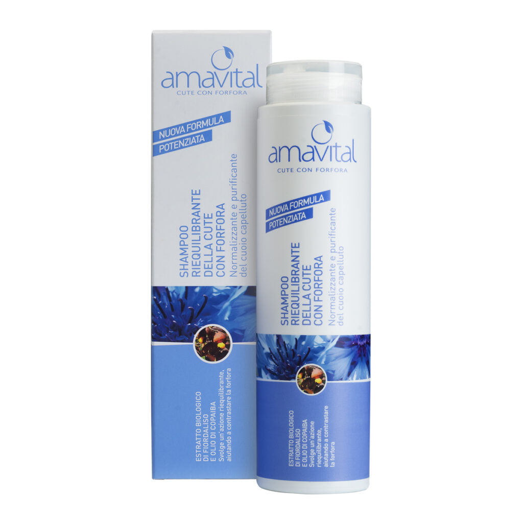 Shampoo riequilibrante della cute con forfora Amavital