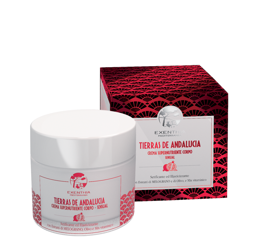 Crema supernutriente corpo sensual Tierras Andalucia Exenthia