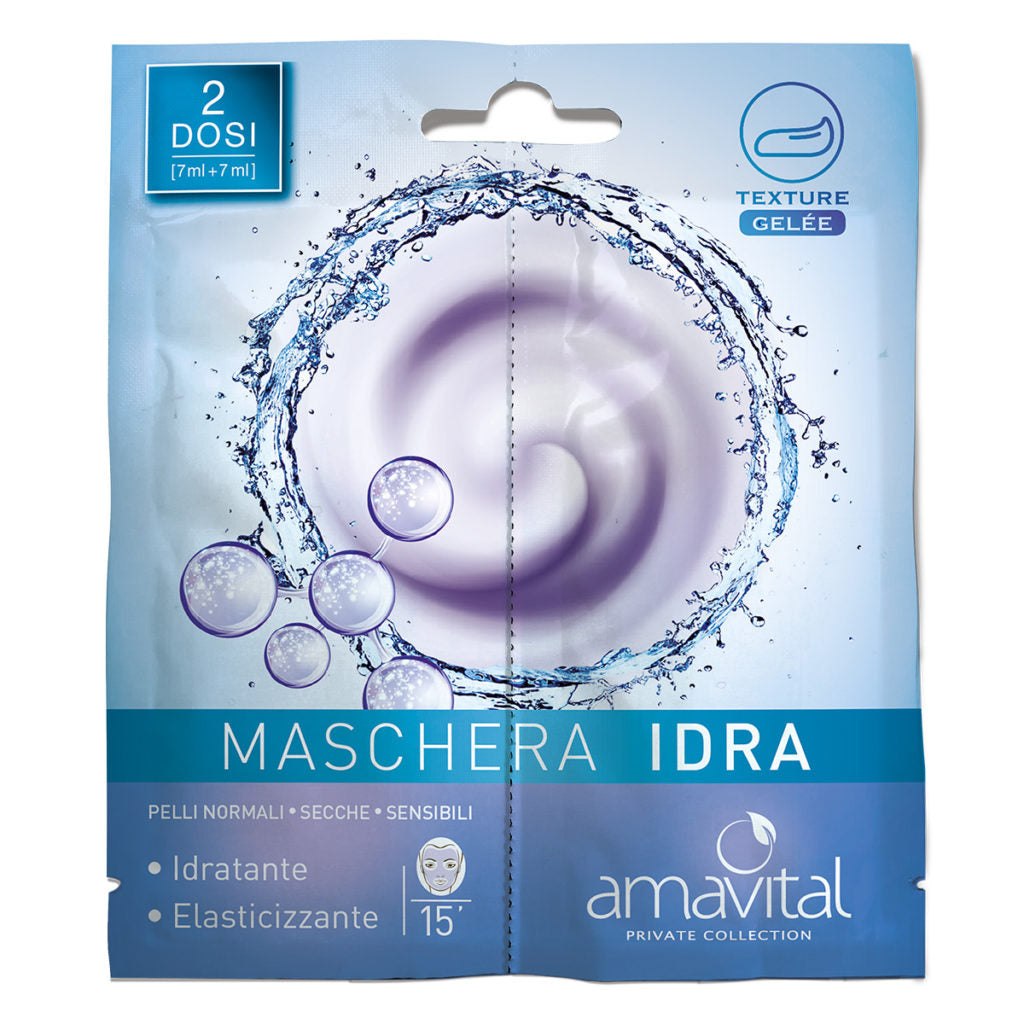 2 dosi di Maschera Idra Amavital Private Collection - Viso
