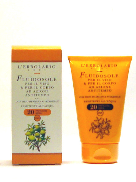 Fluidosole per Viso Corpo ad Azione Antitempo