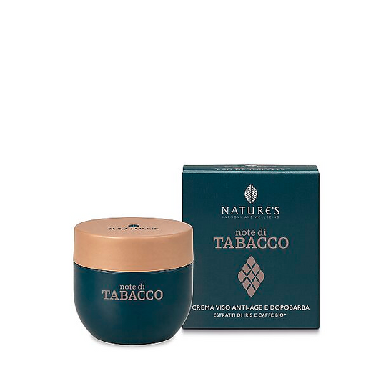 Crema Viso Anti-Age e Dopobarba Note di Tabacco