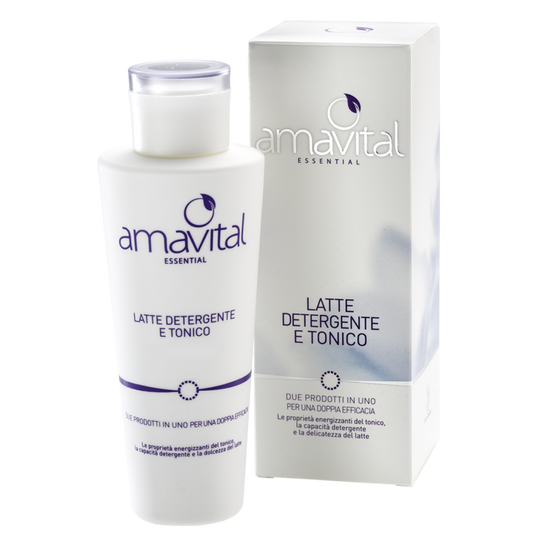 Latte detergente e tonico Amavital Essential