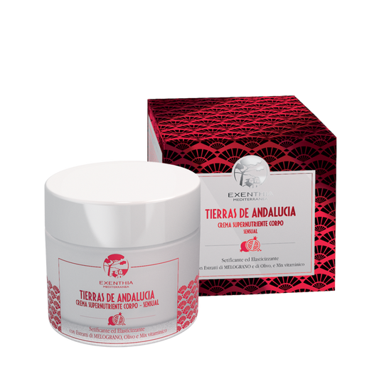 Crema supernutriente corpo sensual Tierras Andalucia Exenthia