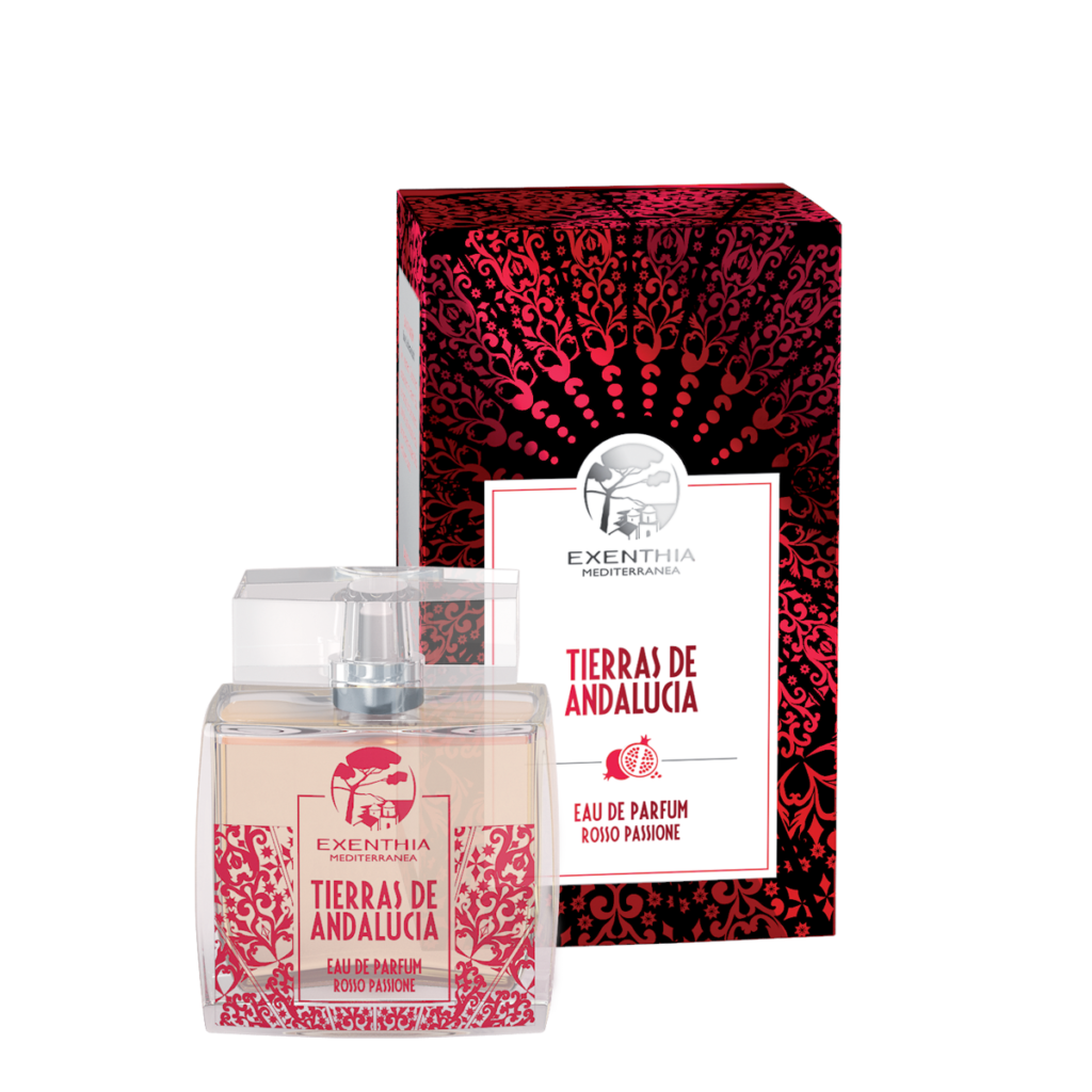 Eau de parfum rosso passione Terras DE Andalucia Exenthia