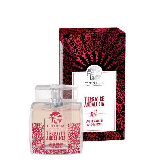 Eau de parfum rosso passione Terras DE Andalucia Exenthia