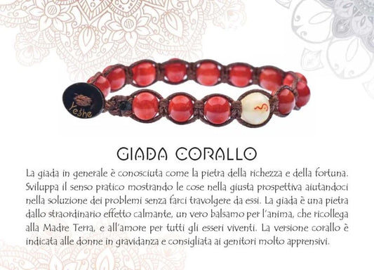 Bracciale Benedetto Giada Corallo