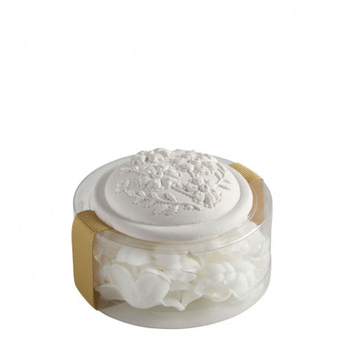 Scatola di petali di sapone profumati bianchi - Fragranza alla rosa