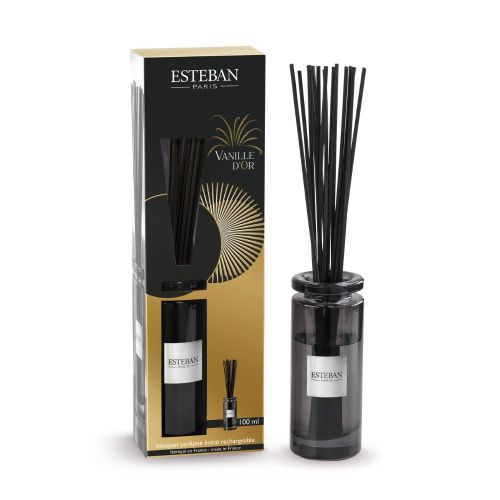 Profumatore a Bastoncini Vanille D'or 100 ml Esteban