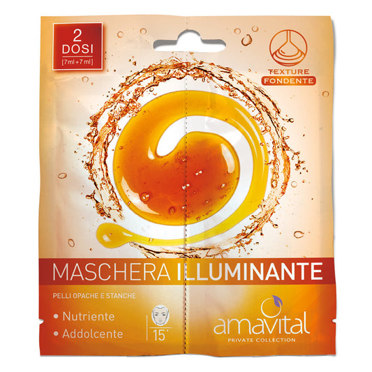2 Dosi Maschera Illuminante Amavital Private Collection - Viso