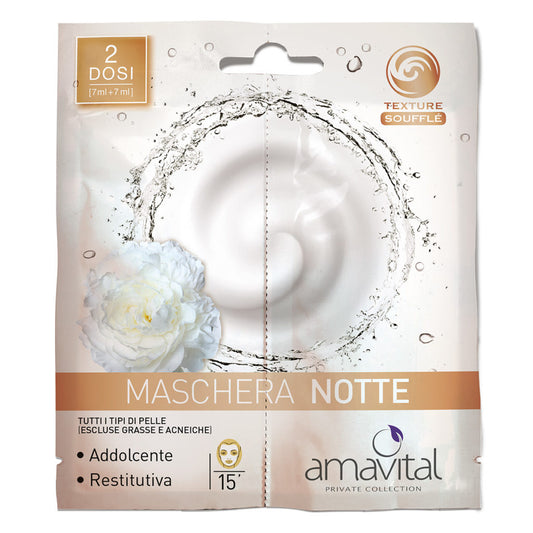 2 Dosi Maschera notte Amavital Private Collection - Viso