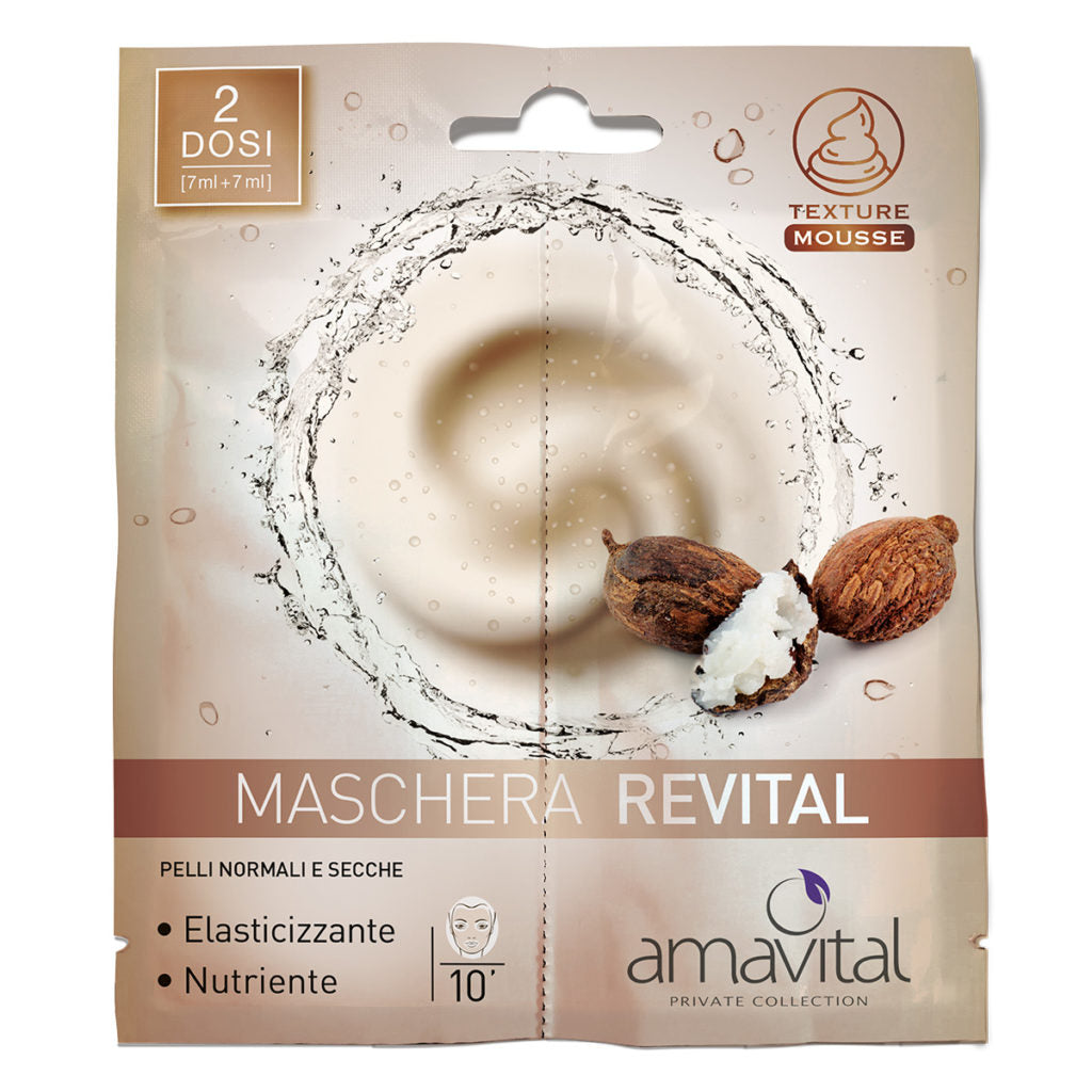 2 Dosi Maschera revital Amavital Private Collection - Viso